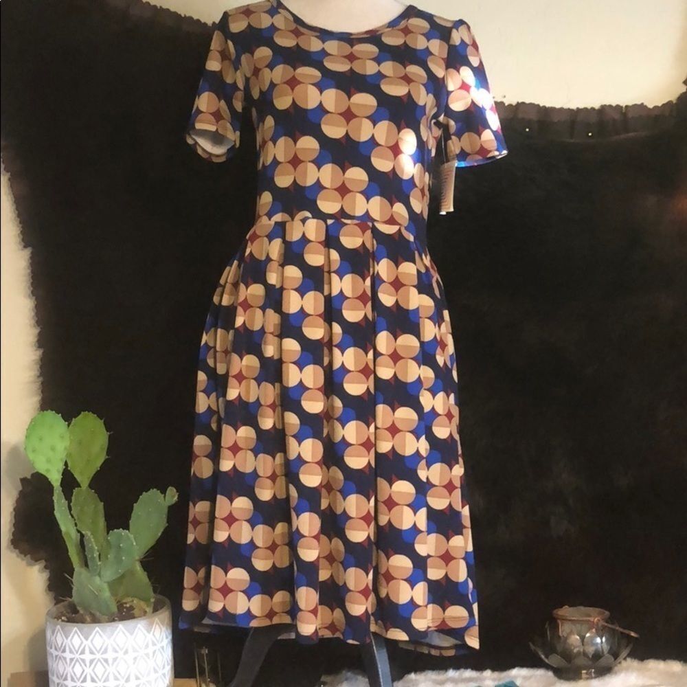 LulaRoe Amelia dress S (2693) NWT